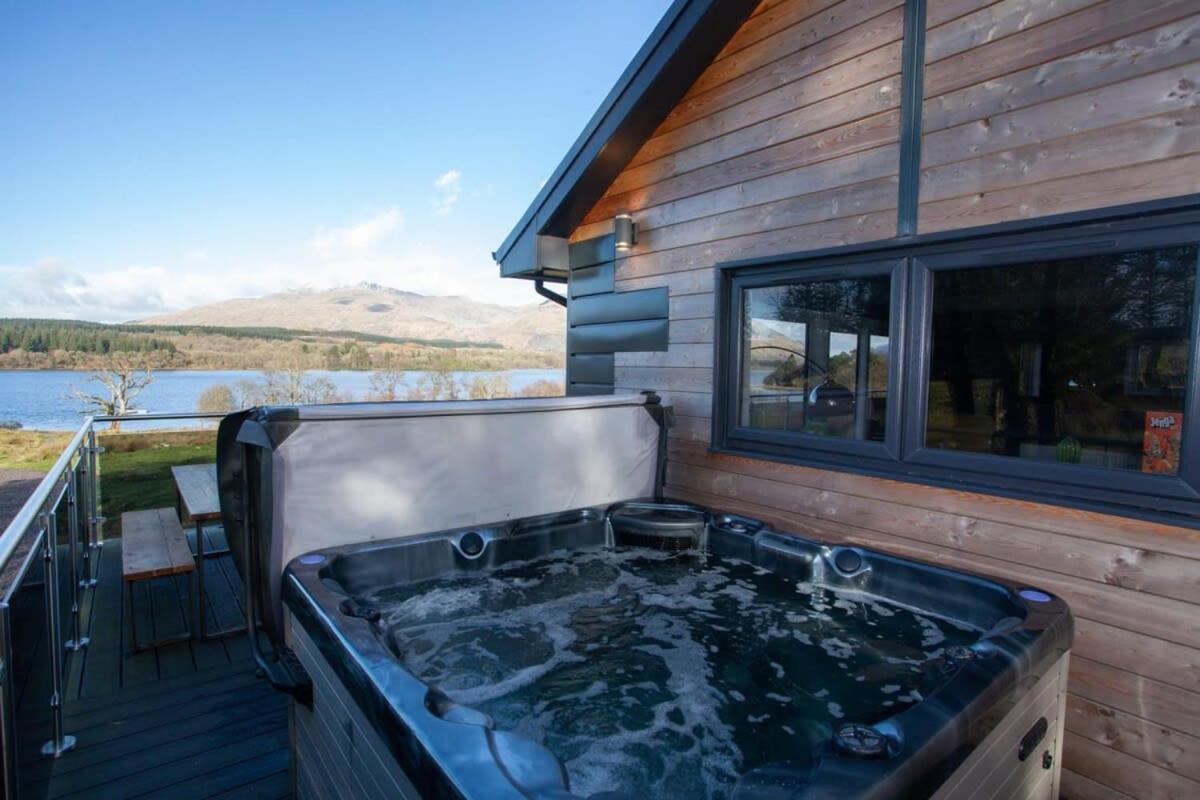 New Build Lodge With Stunning Views Of Loch Awe Hayfield  Exterior photo